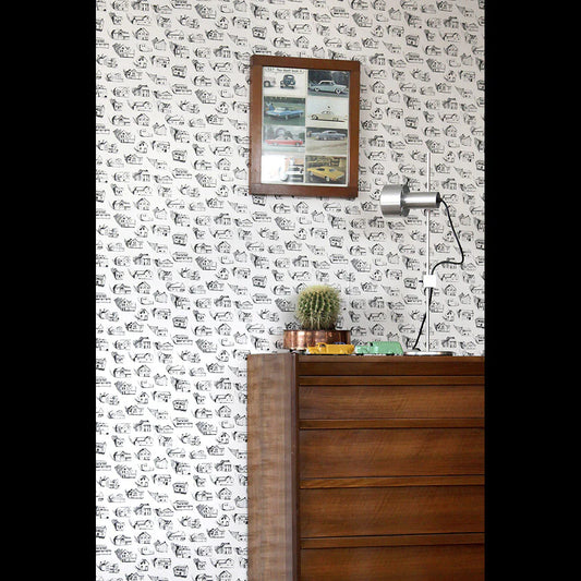 Houses Wallpaper by Erica Wakerly