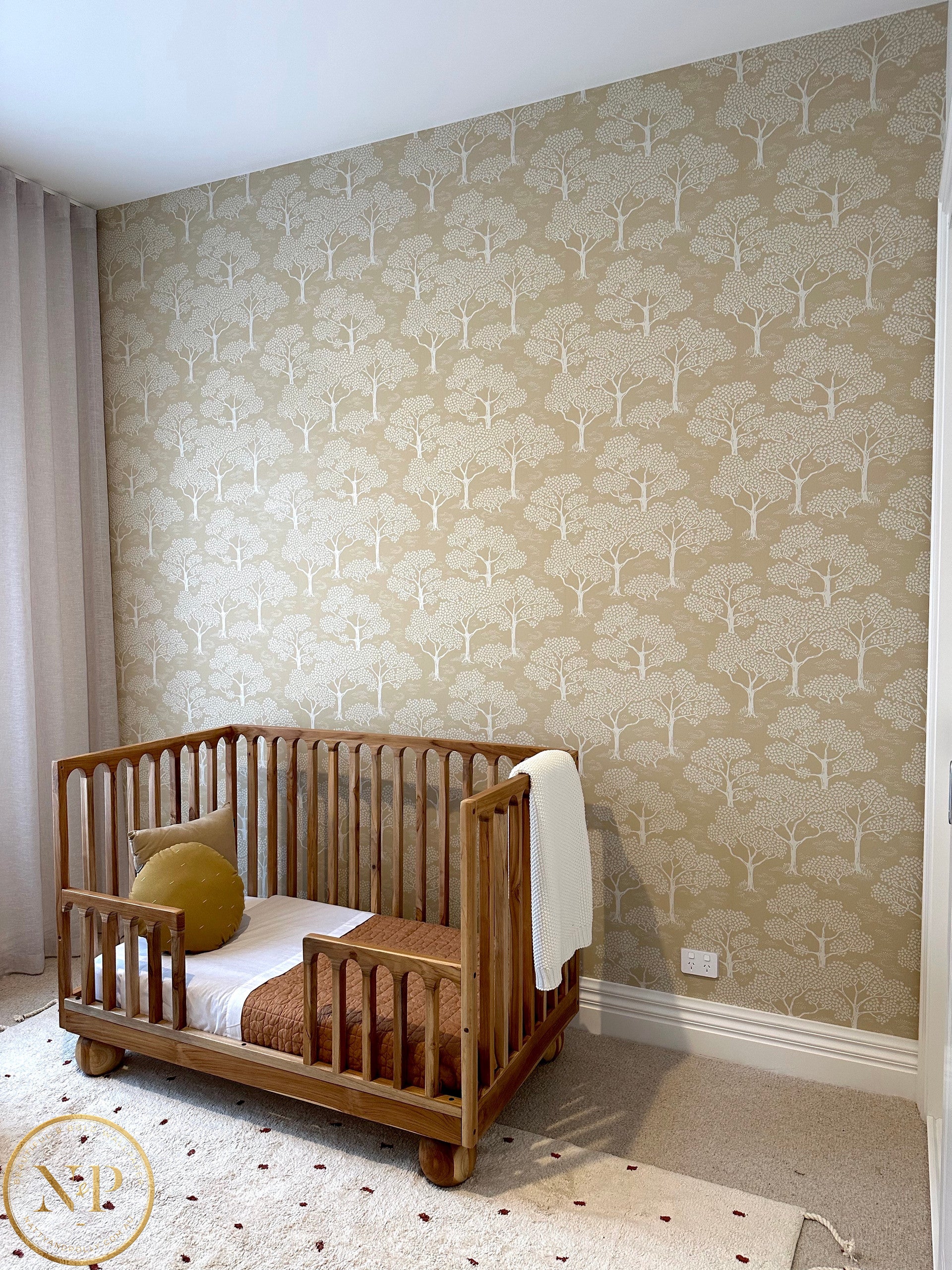 Woodland Notes Wallpaper by Littlephant