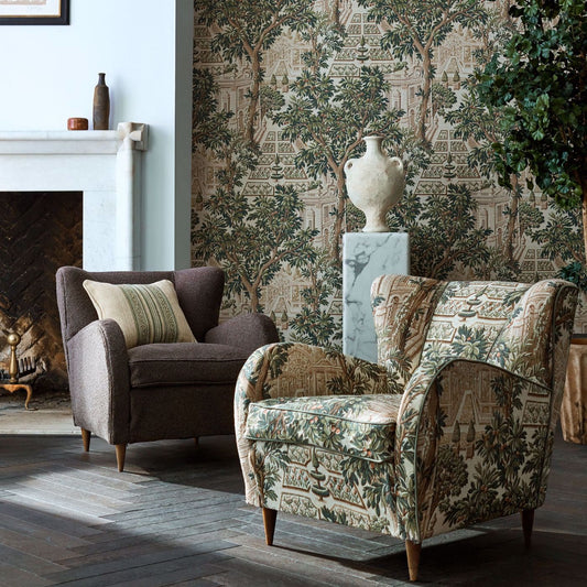Italian Garden Wallpaper by Zoffany