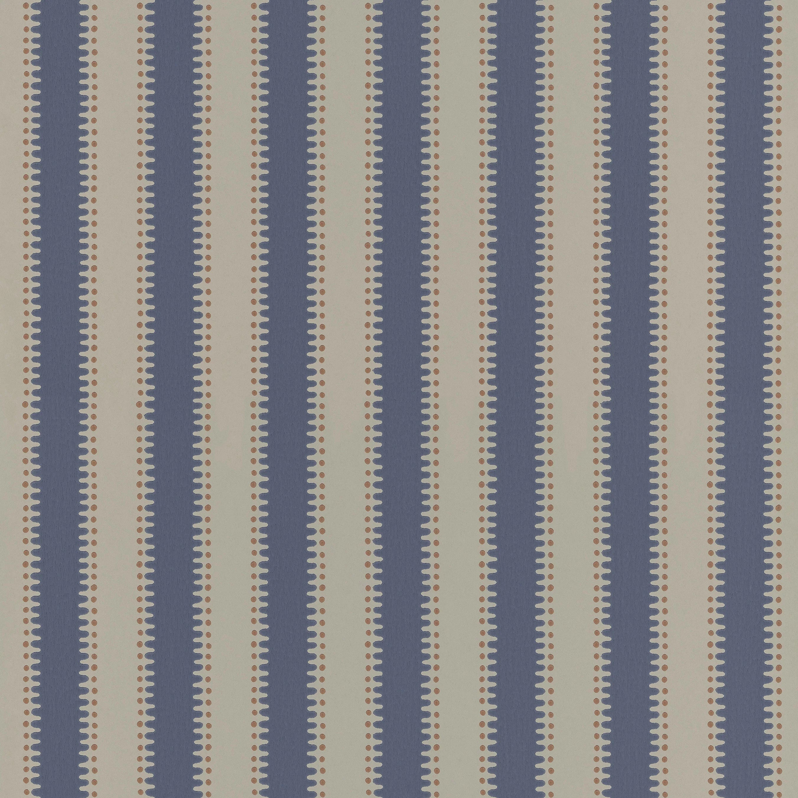 Jagged Stripe Wallpaper by Långelid Von Brömssen