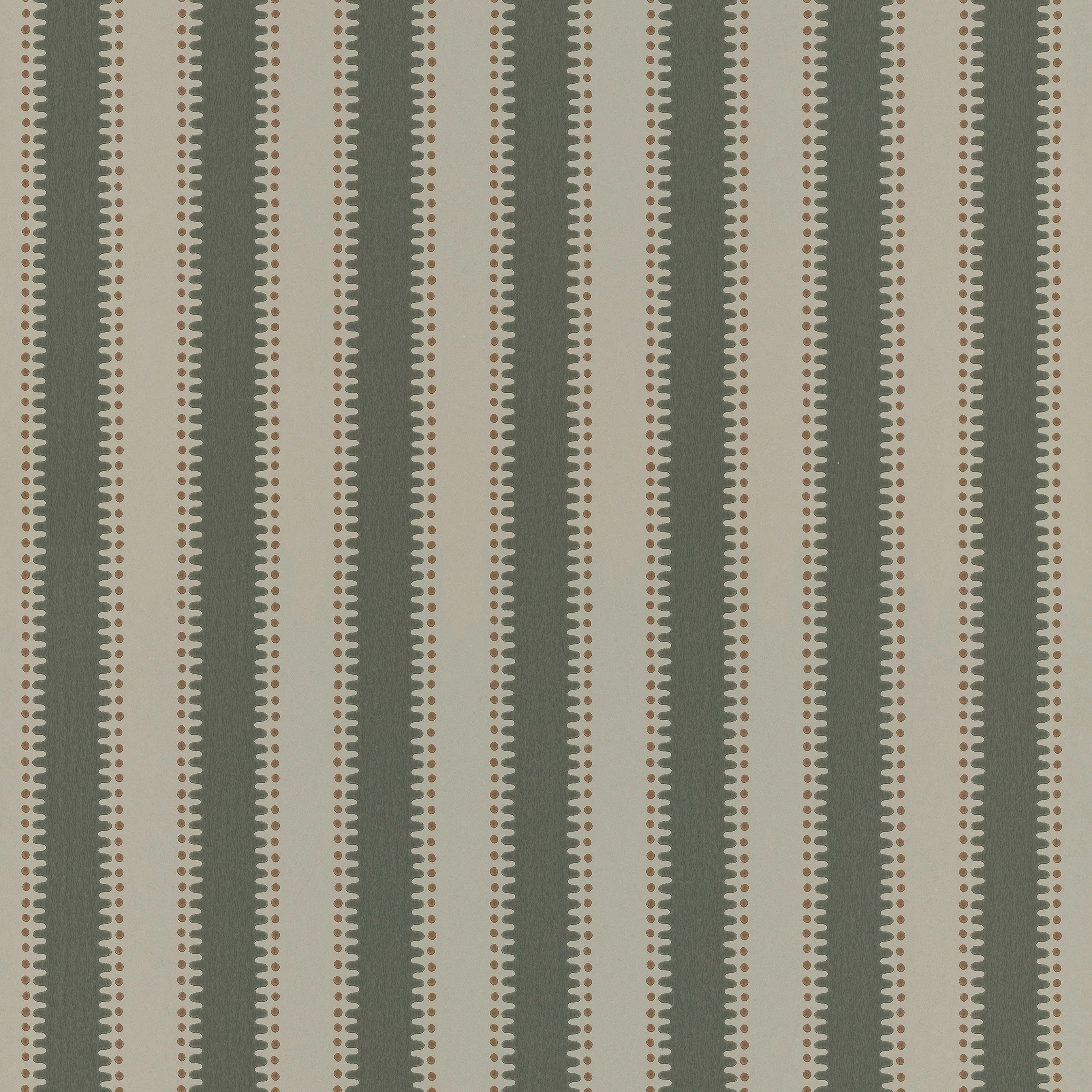 Jagged Stripe Wallpaper by Långelid Von Brömssen