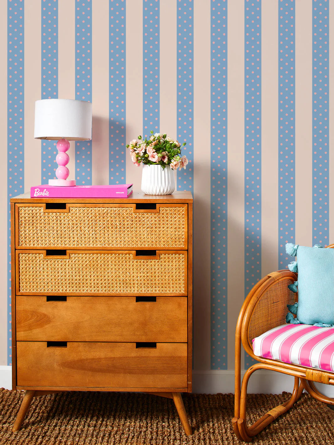 Just Ken Stripe Wallpaper - Barbie Movie Collection