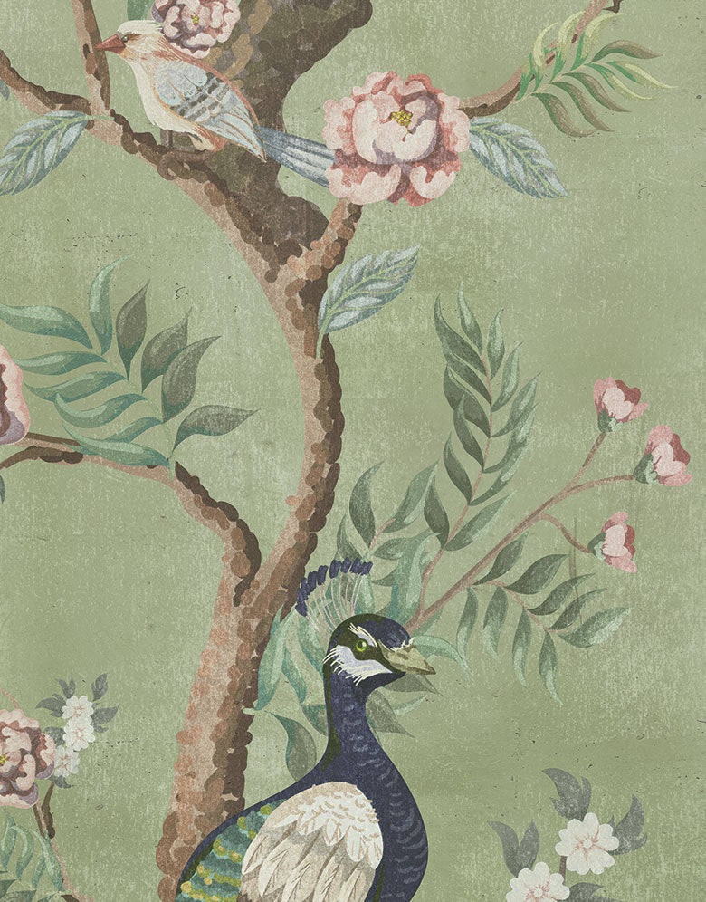 Kubla Khan Chinoiserie Wallpaper by Feathr
