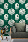 Lucky Lantern Wallpaper by Mini Moderns