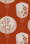 Lucky Lantern Wallpaper by Mini Moderns