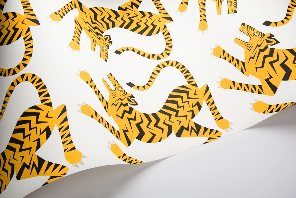 Tigers Wallpaper by Miss Print