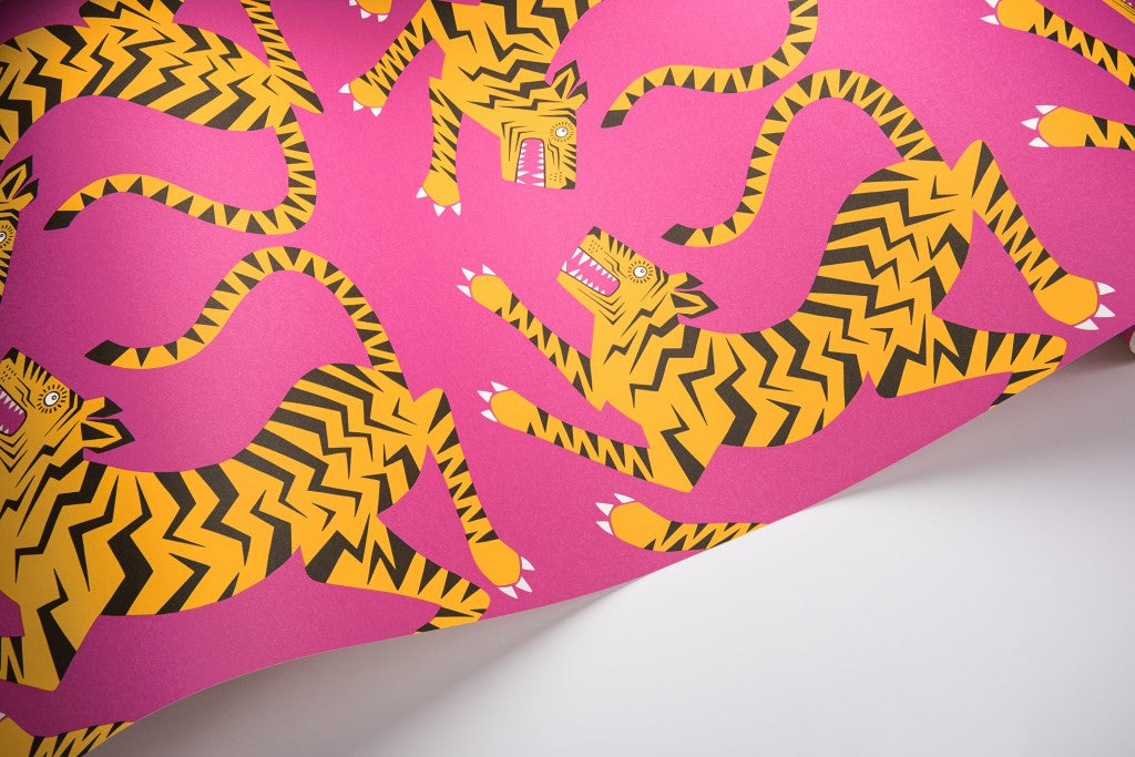 Tigers Wallpaper by Miss Print