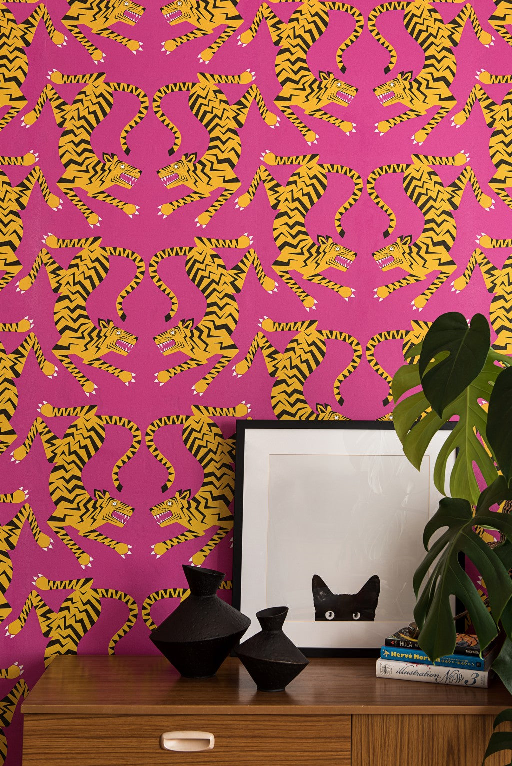 Tigers Wallpaper by Miss Print