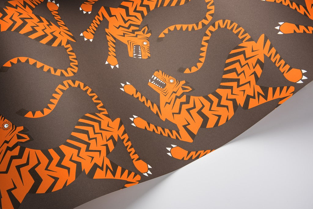 Tigers Wallpaper by Miss Print