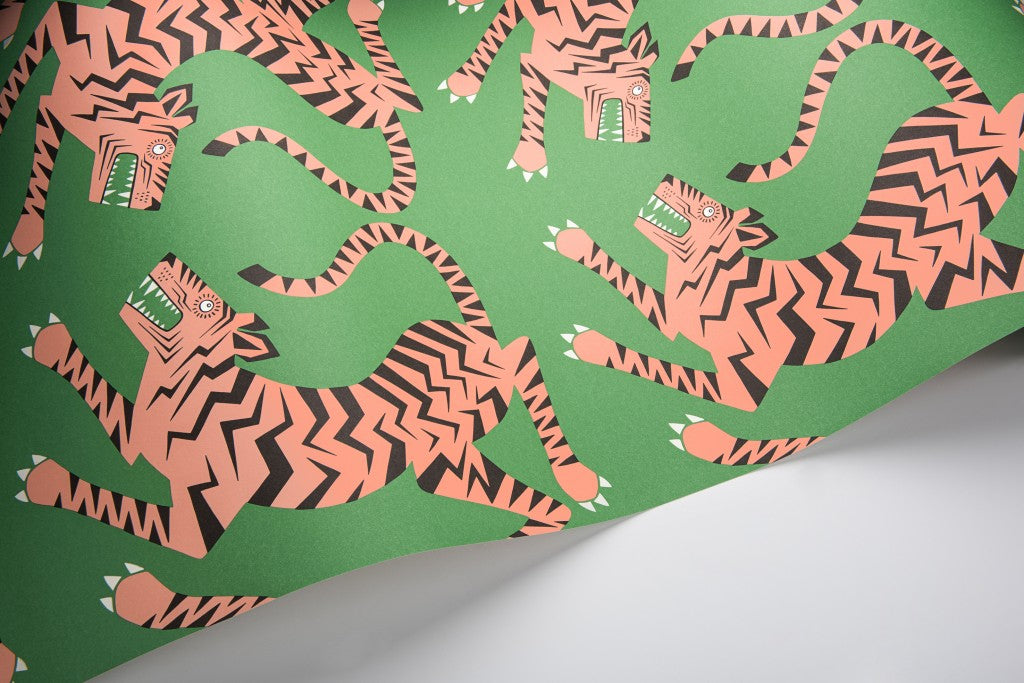 Tigers Wallpaper by Miss Print