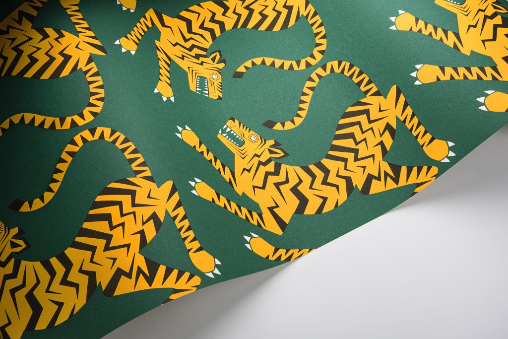 Tigers Wallpaper by Miss Print