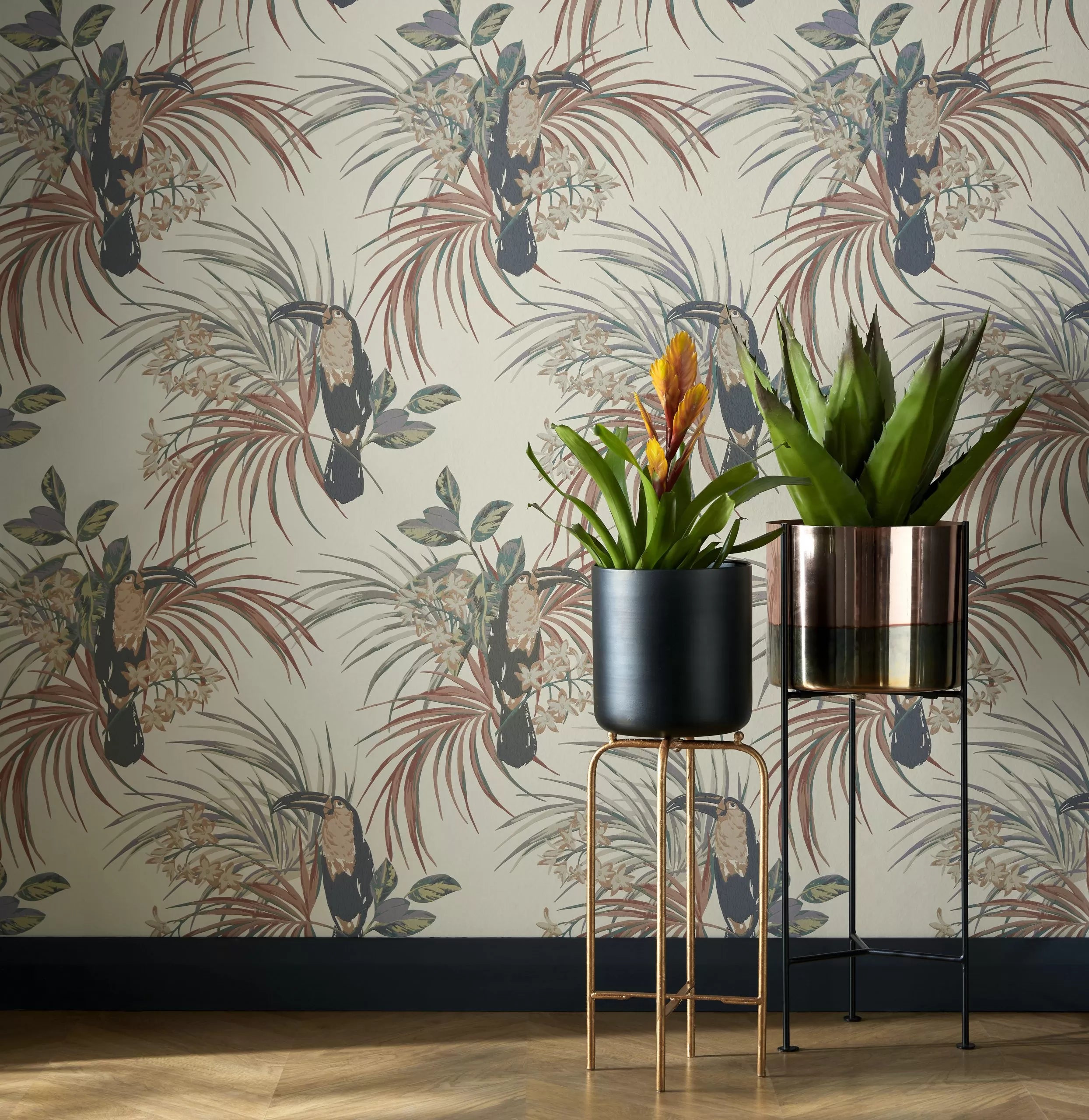 Le Toucan Luxury Bird Wallpaper by 1838