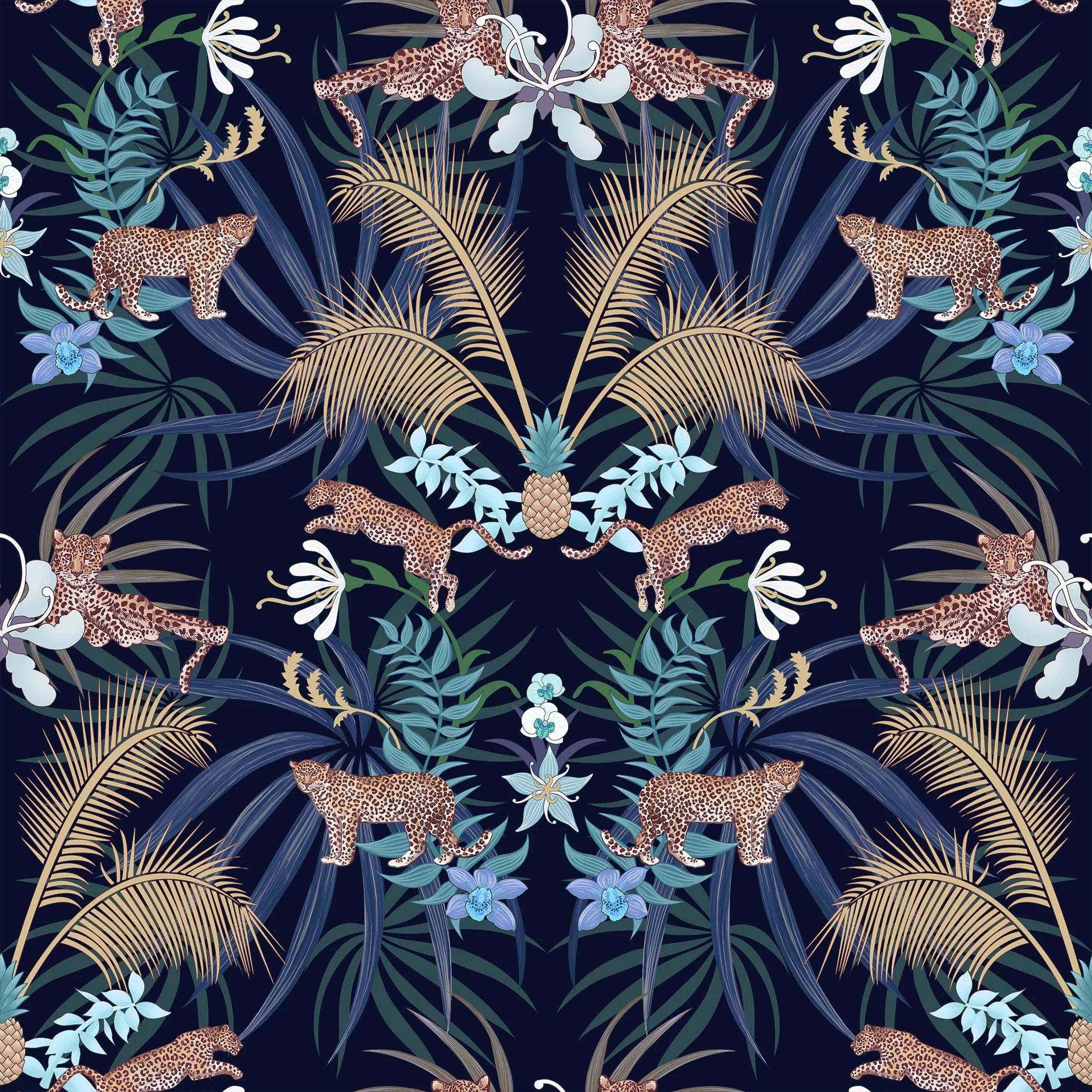 Leopard Luxe Wallpaper by Graduate Collection