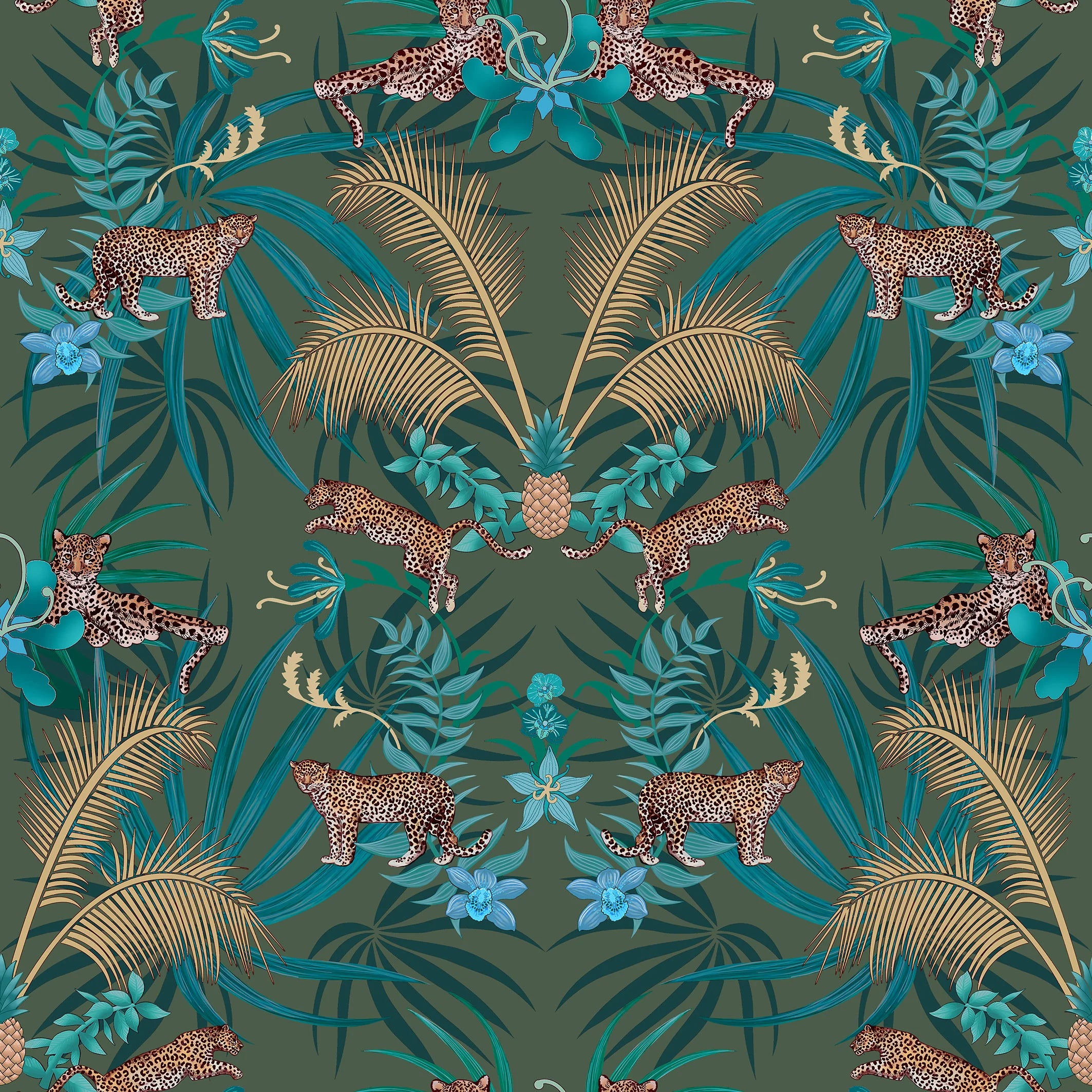 Leopard Luxe Wallpaper by Graduate Collection