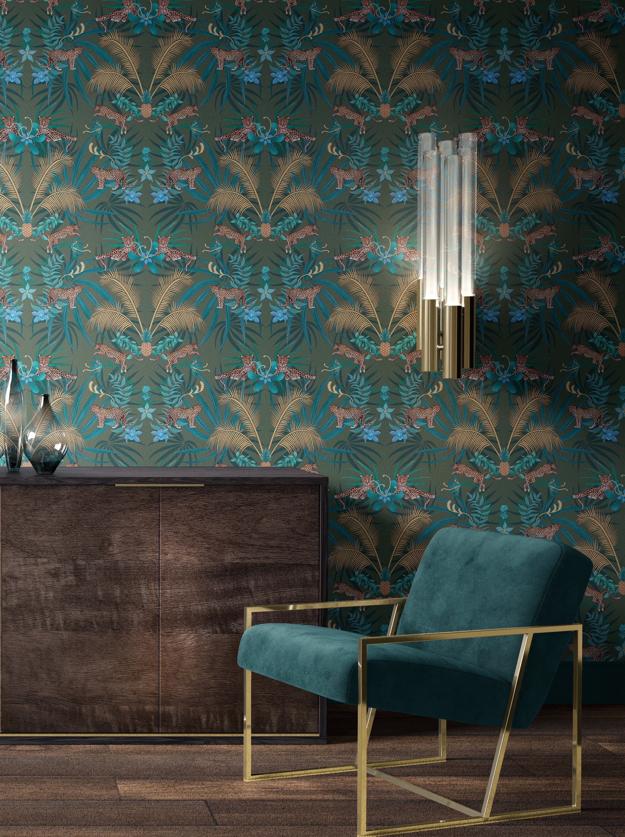 Leopard Luxe Wallpaper by Graduate Collection