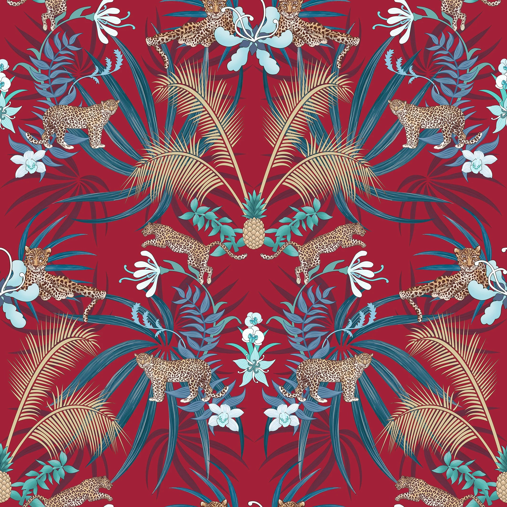 Leopard Luxe Wallpaper by Graduate Collection