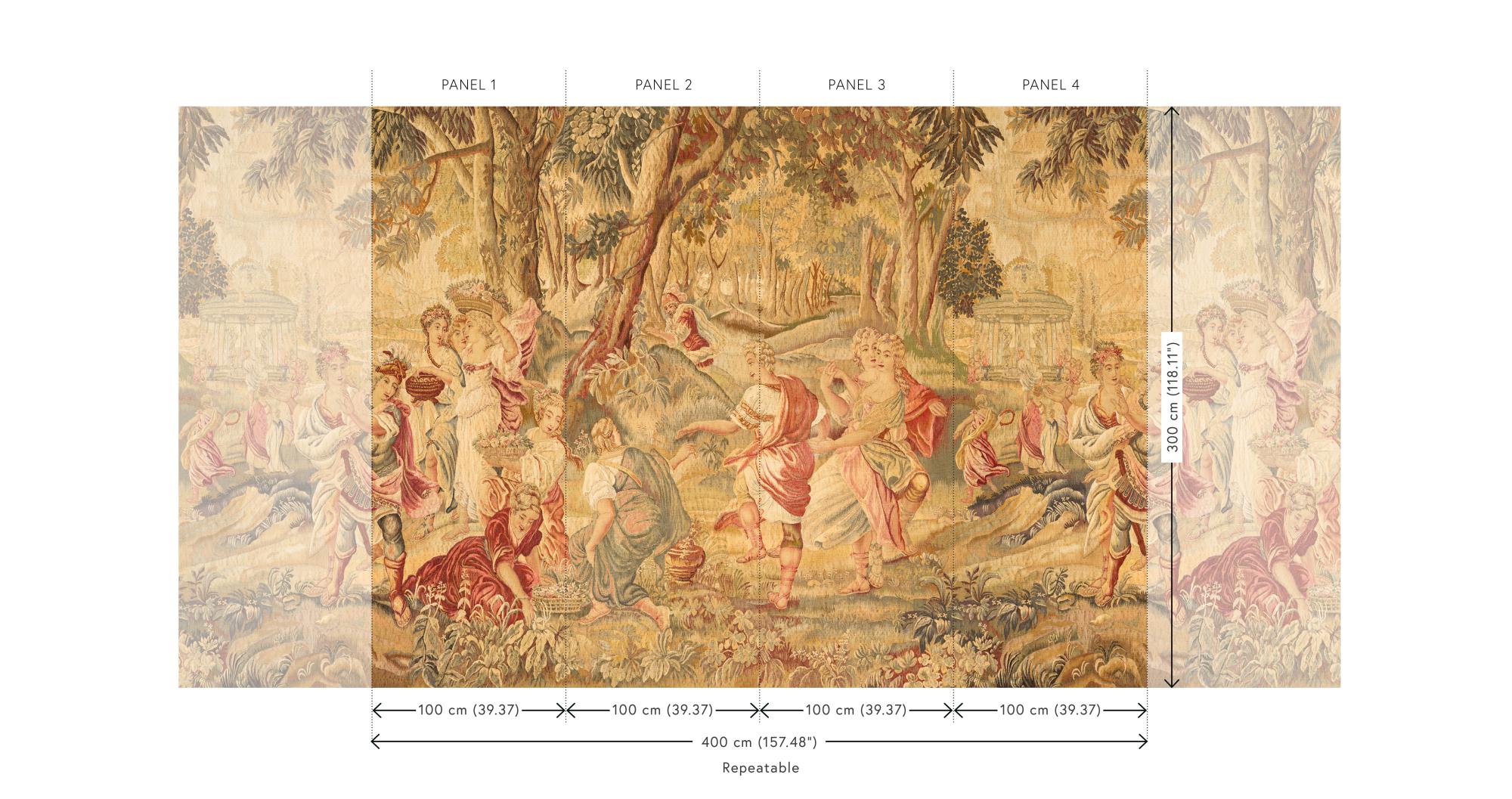Récolte des Fleurs Wallpanel by Arte