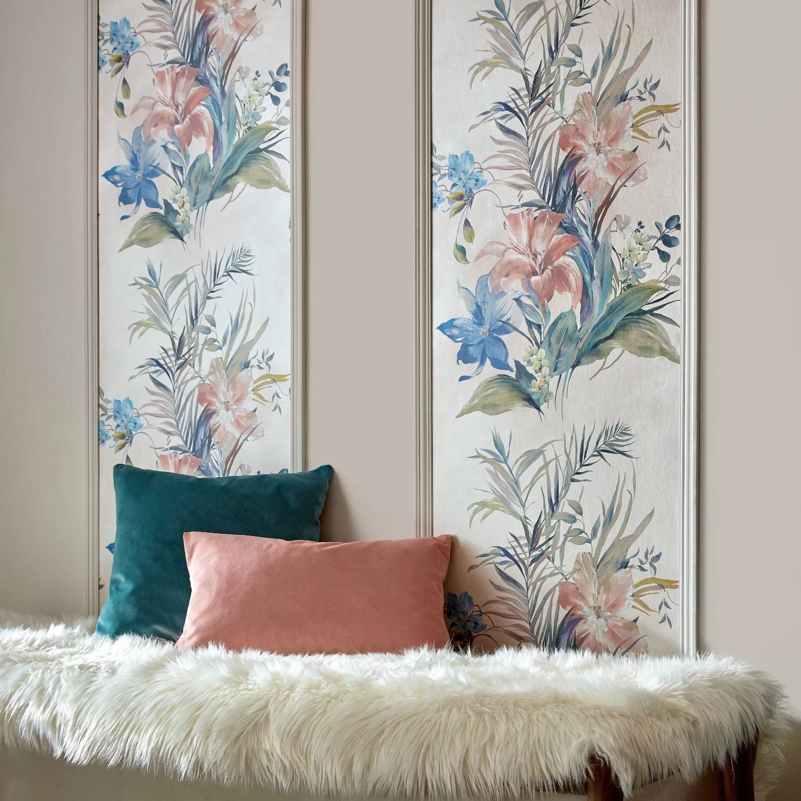 Lilliana Luxury Floral Wallpaper by 1838