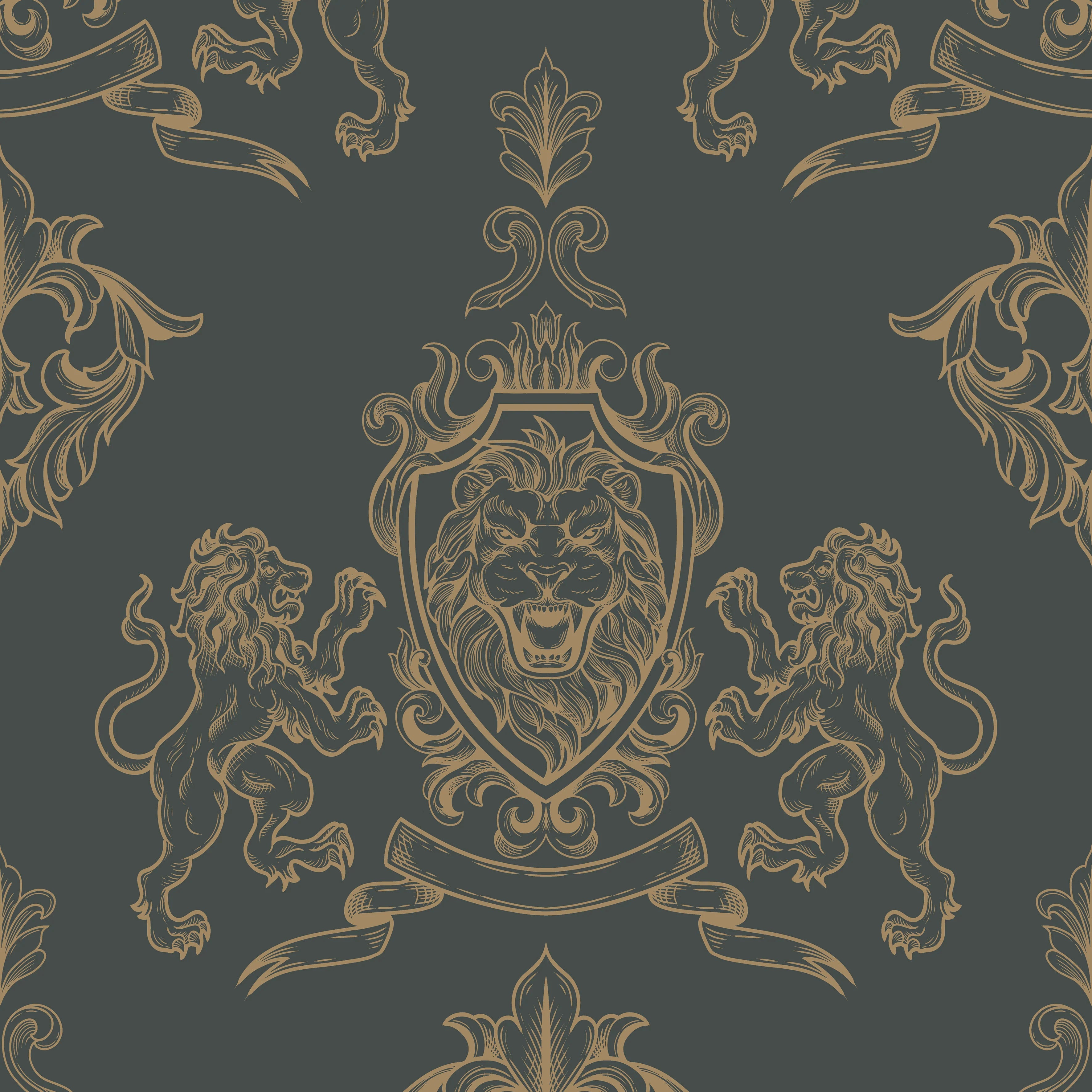 Lionheart Wallpaper by Graduate Collection