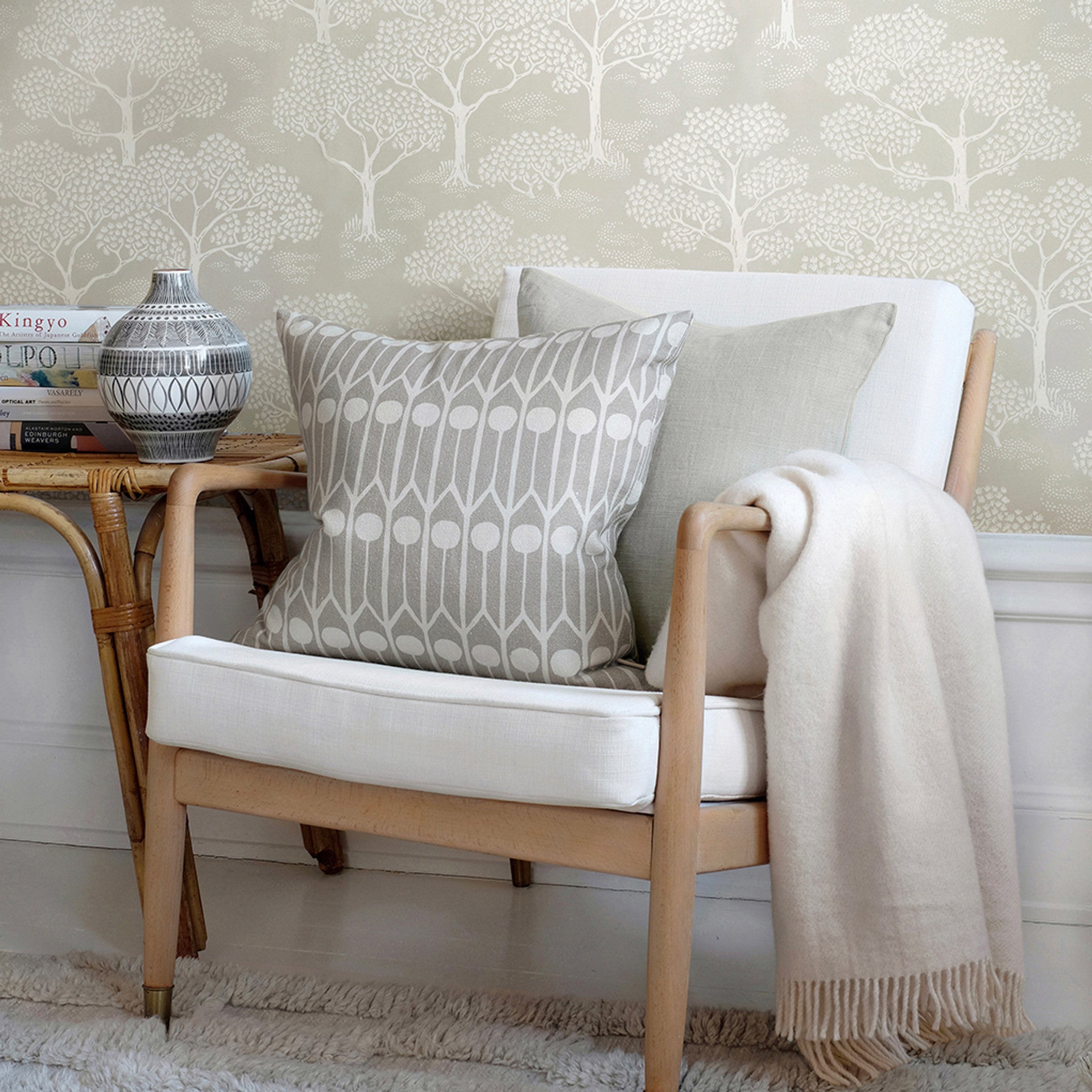 Woodland Notes Wallpaper by Littlephant