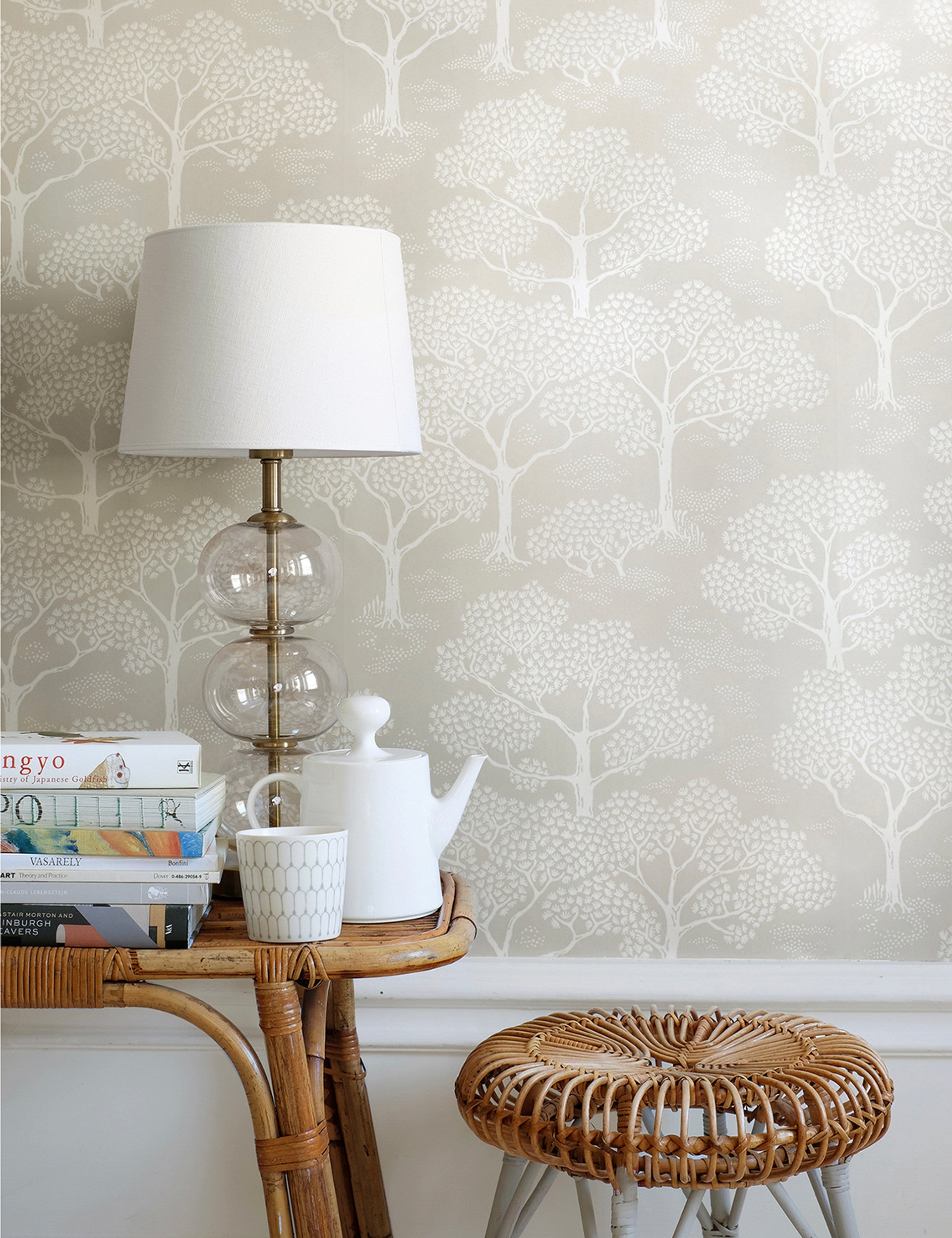 Woodland Notes Wallpaper by Littlephant