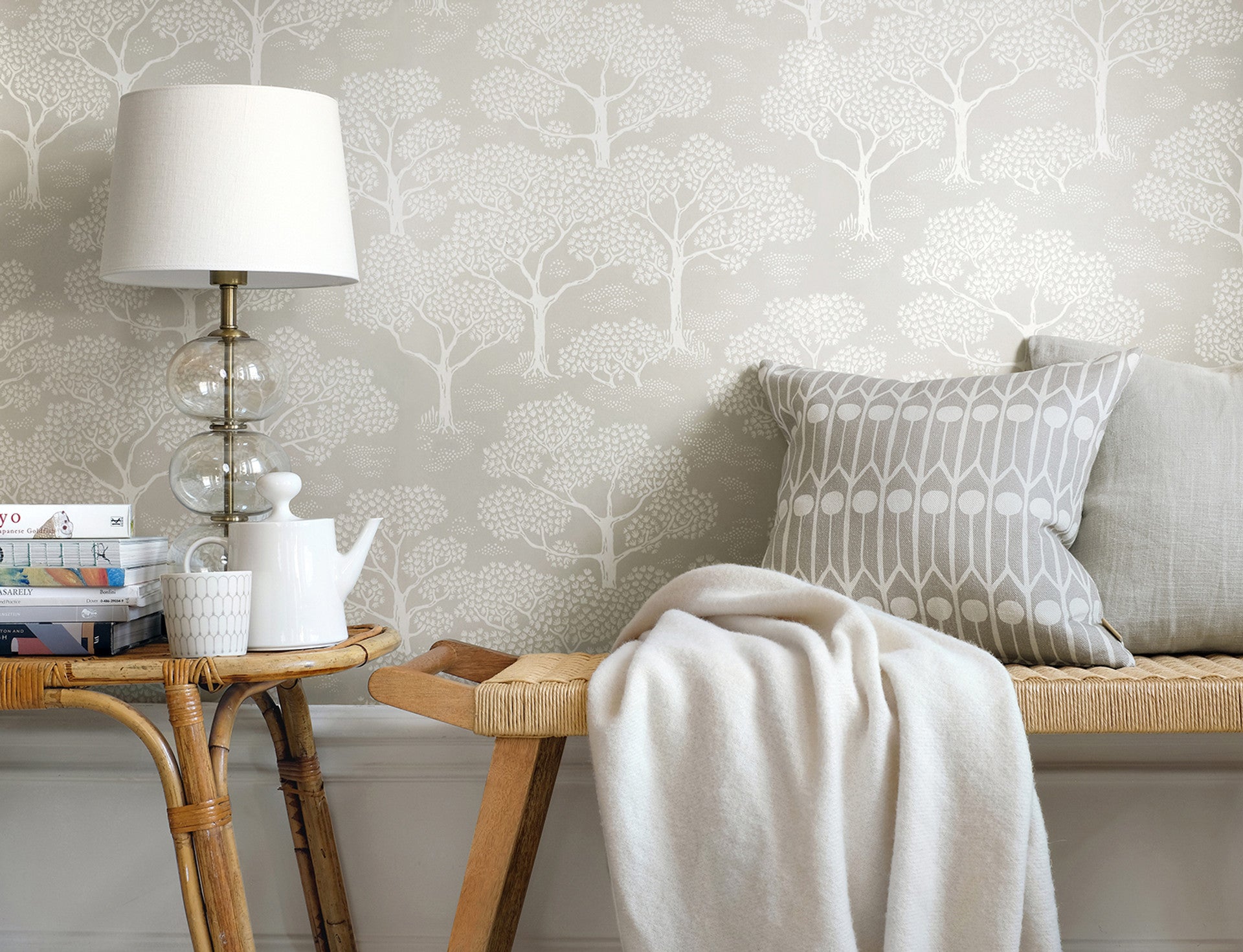 Woodland Notes Wallpaper by Littlephant