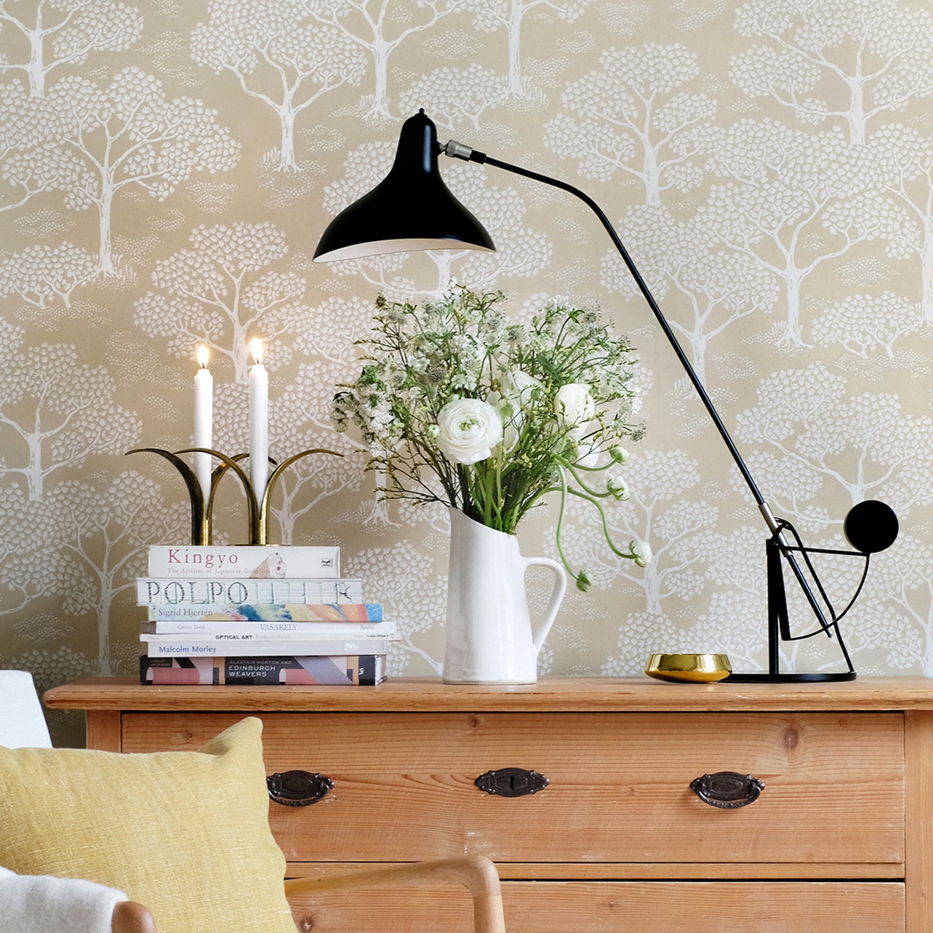 Woodland Notes Wallpaper by Littlephant