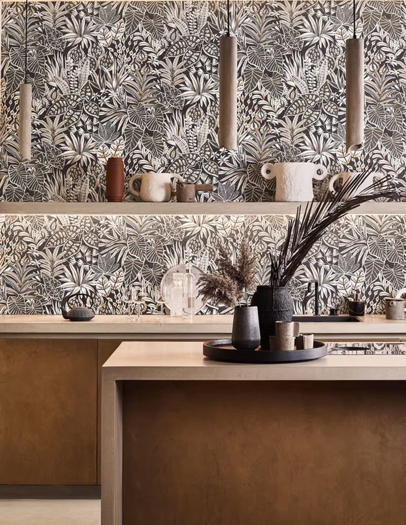 Madhuca Leaf Wallpaper by Casamance