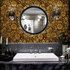 Milana Gold Wallpaper by Olenka Design