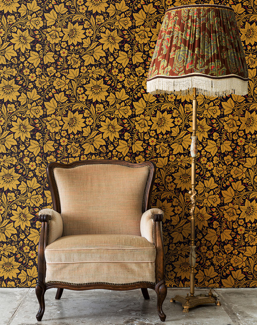 Milana Gold Wallpaper