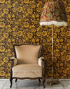 Milana Gold Wallpaper by Olenka Design