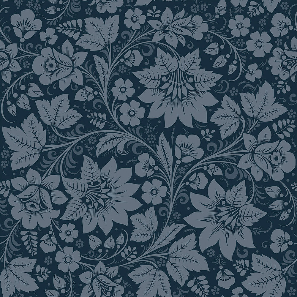 Milana Graphite Blue Wallpaper