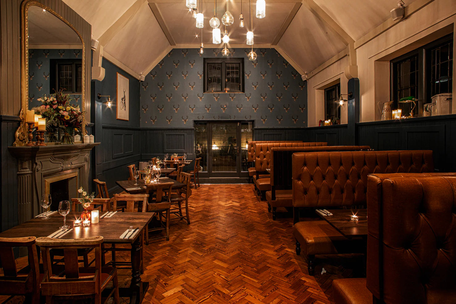 Stag Print Wallpaper ( Small Scale) by Graduate Collection