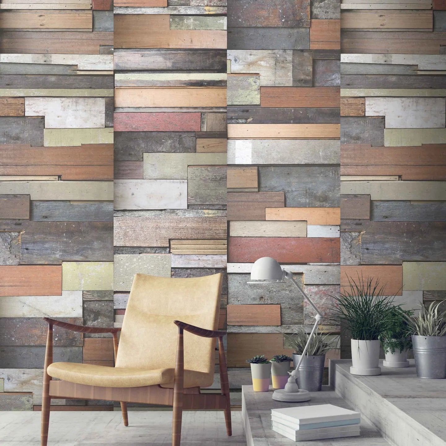 Reclaimed Wood Wallpaper by Woodchip & Magnolia