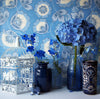 Neva Blue Wallpaper by Olenka Design