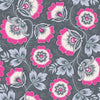 Neva Pink & Grey Wallpaper by Olenka Design