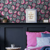 Neva Pink & Grey Wallpaper by Olenka Design