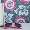 Neva Pink & Grey Wallpaper by Olenka Design