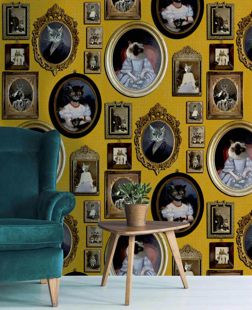 A Cavalcade of Cats Wallpaper by Graduate Collection