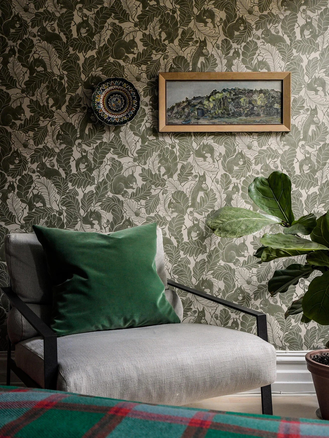 Oak Tree Tails Wallpaper by Långelid Von Brömssen