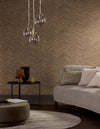 Ocotea Herringbone Wallpaper by Casamance