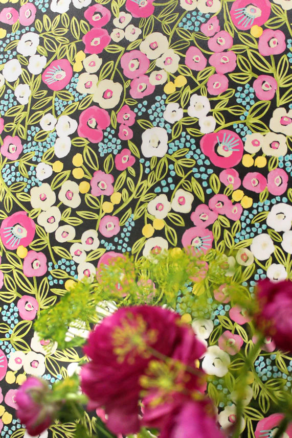 Flora Ditsy wallpaper by Ohpopsi