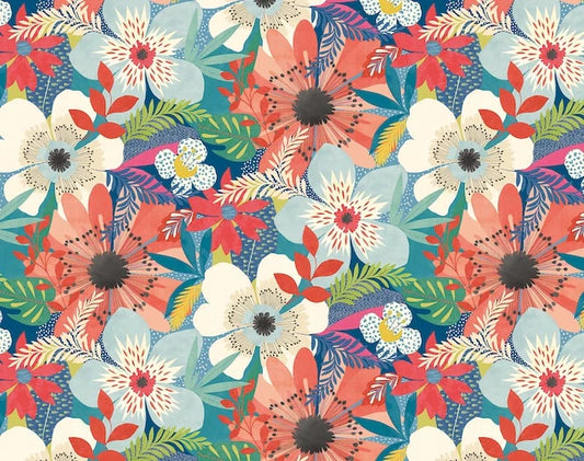 Floral Riot wallpaper by Ohpopsi