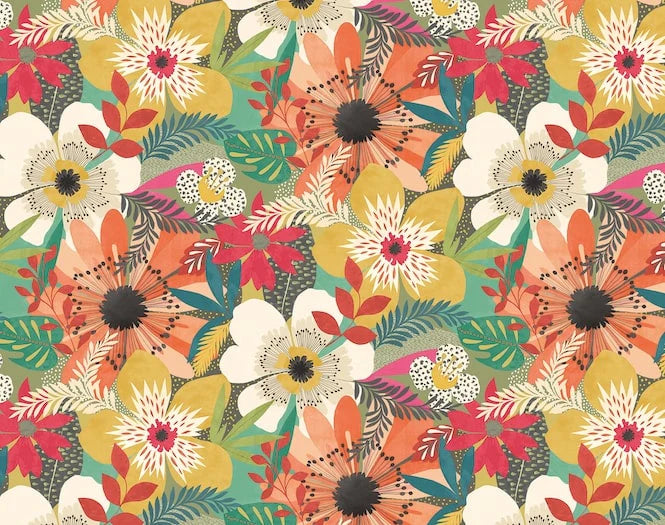 Floral Riot wallpaper by Ohpopsi