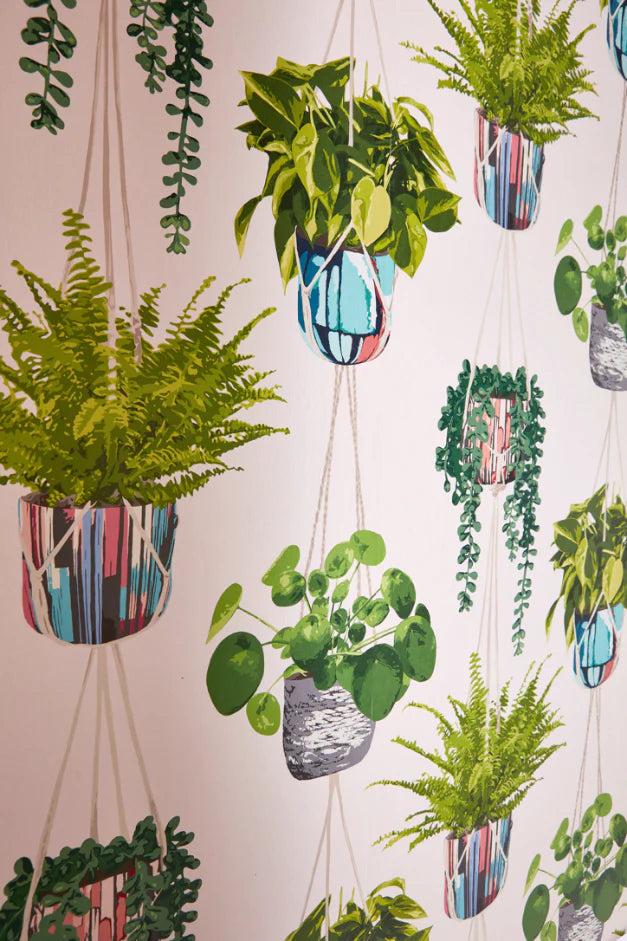 Houseplant wallpaper by Ohpopsi