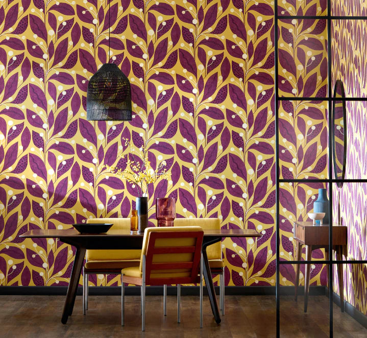 Berry Dot Wallpaper by Ohpopsi