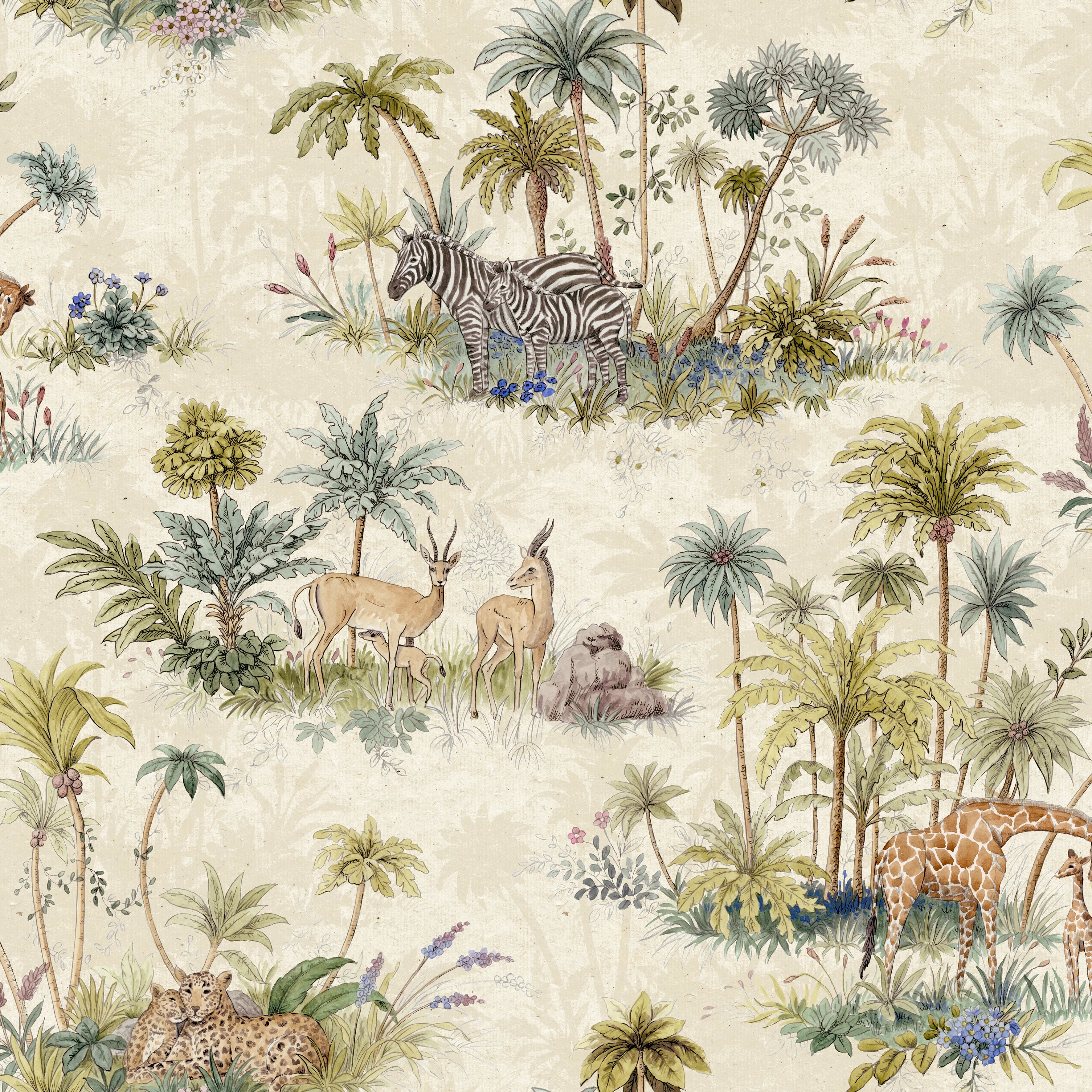 On Safari Wallpaper by Graduate Collection