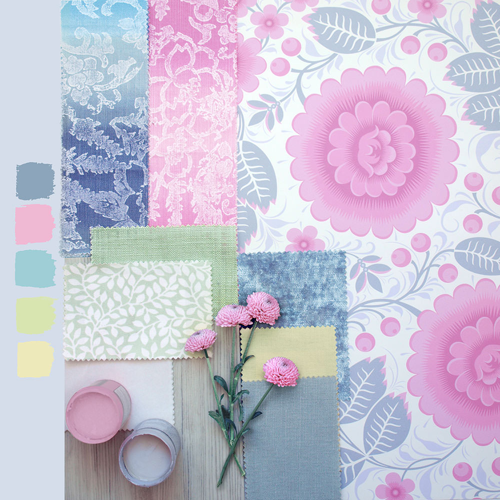 Velina Pink Peony Wallpaper