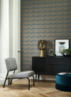 Palmette Wallpaper by Casadeco
