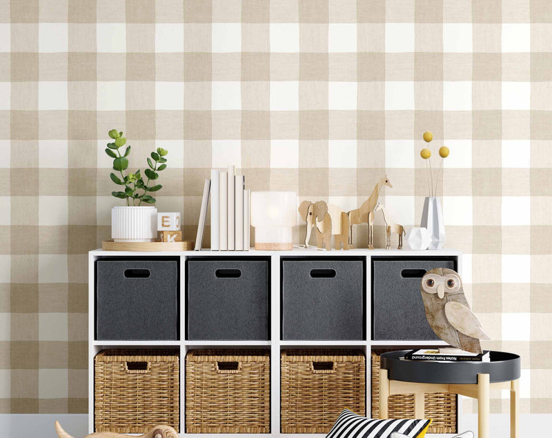 Picnic Gingham Wallpaper by Seabrook Designs